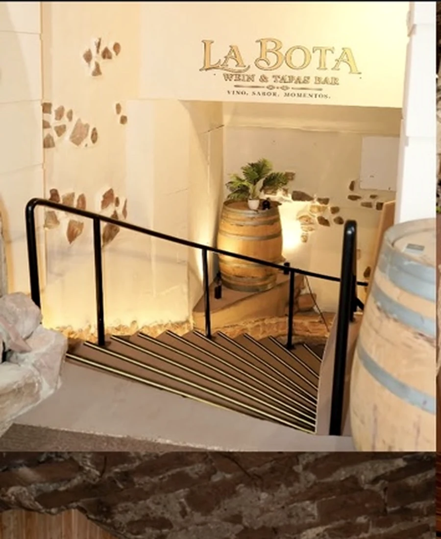 Treppenbereich der La Bota Bodega